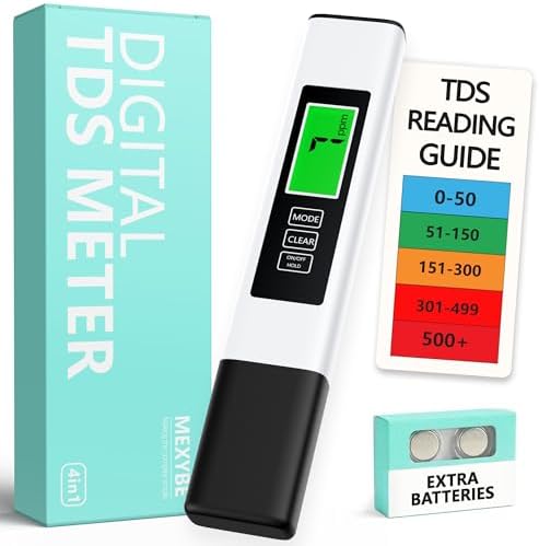 2025 All-New 4 in 1 TDS Meter (B0CTHWS8GX) — $8.99